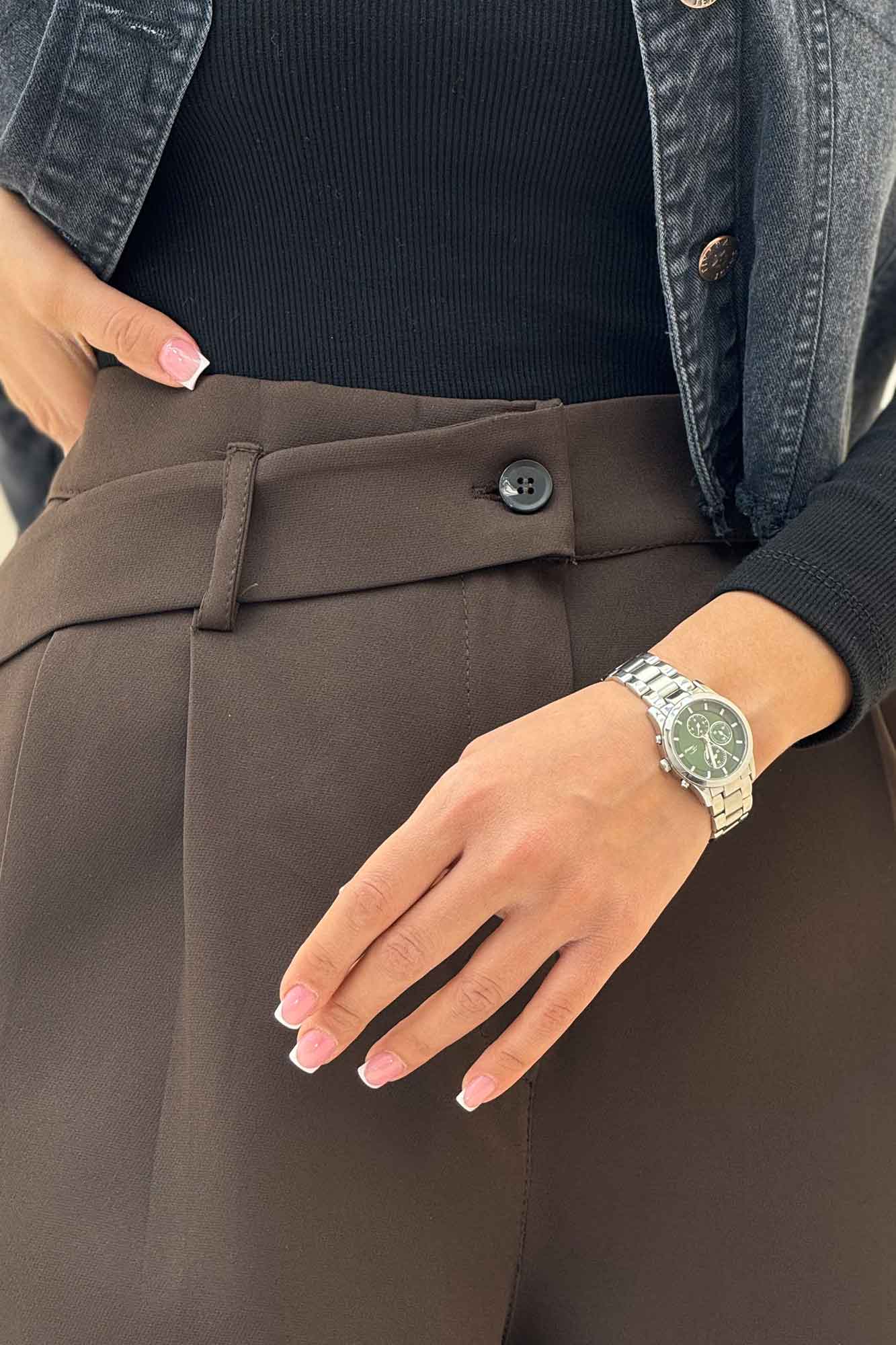 شلوار مازراتی پشت کش کمر پلدار