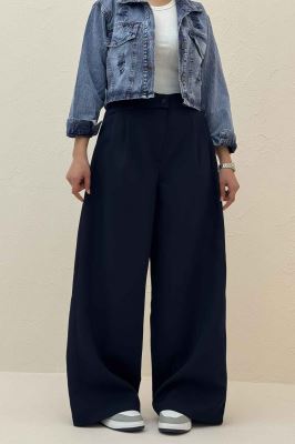 شلوار مازراتی پشت کش کمر پلدار