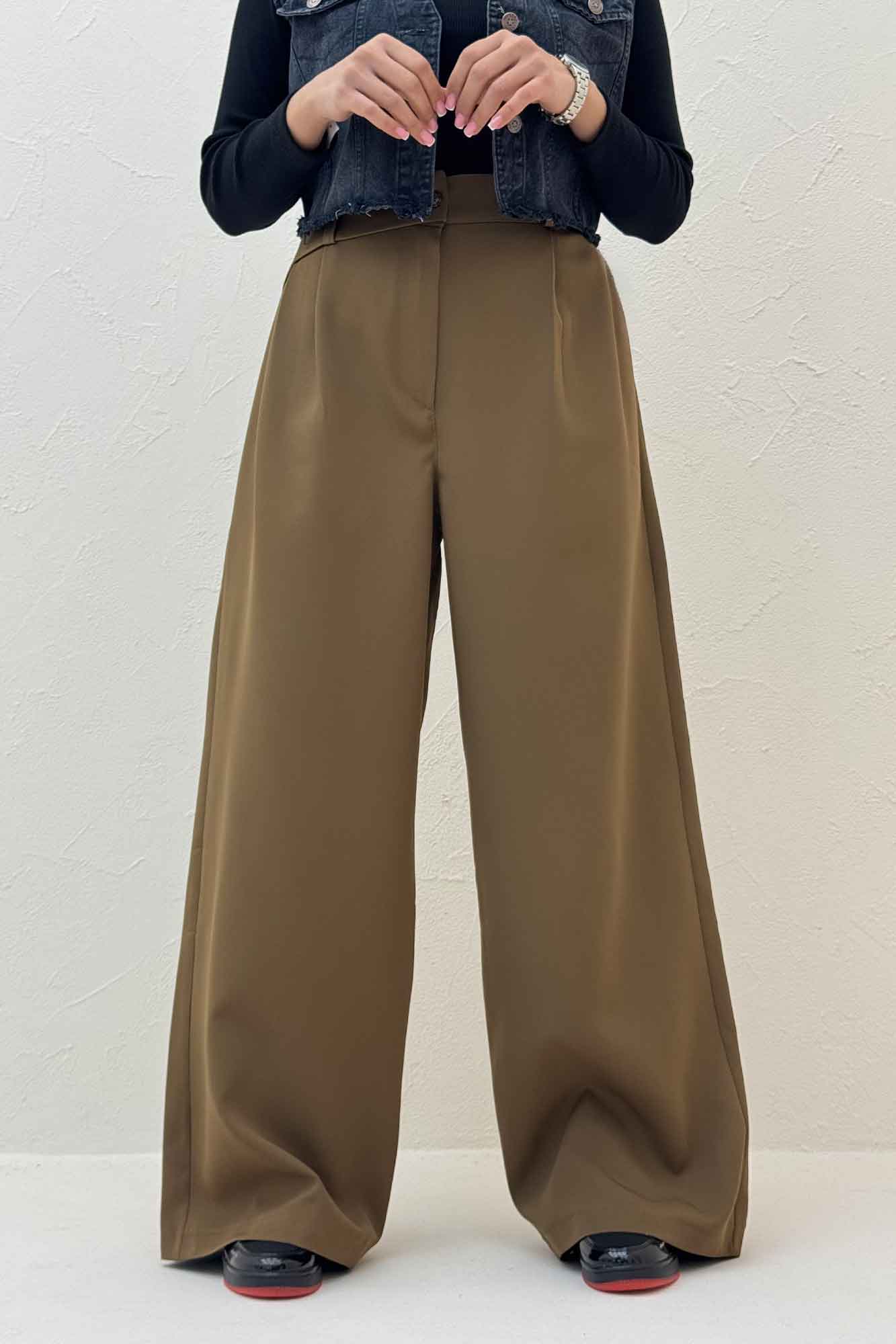 شلوار مازراتی پشت کش کمر پلدار