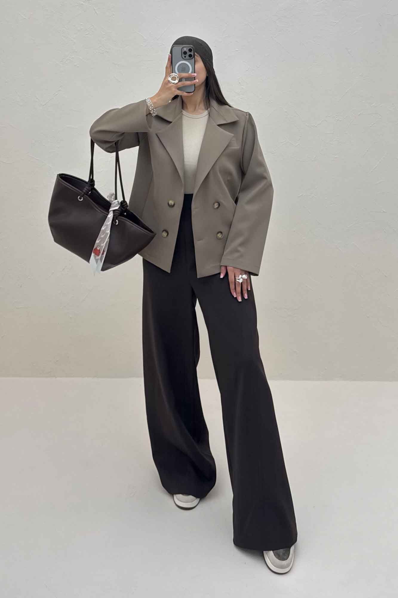 کت مازراتی کمر ساسون کاپوچینو