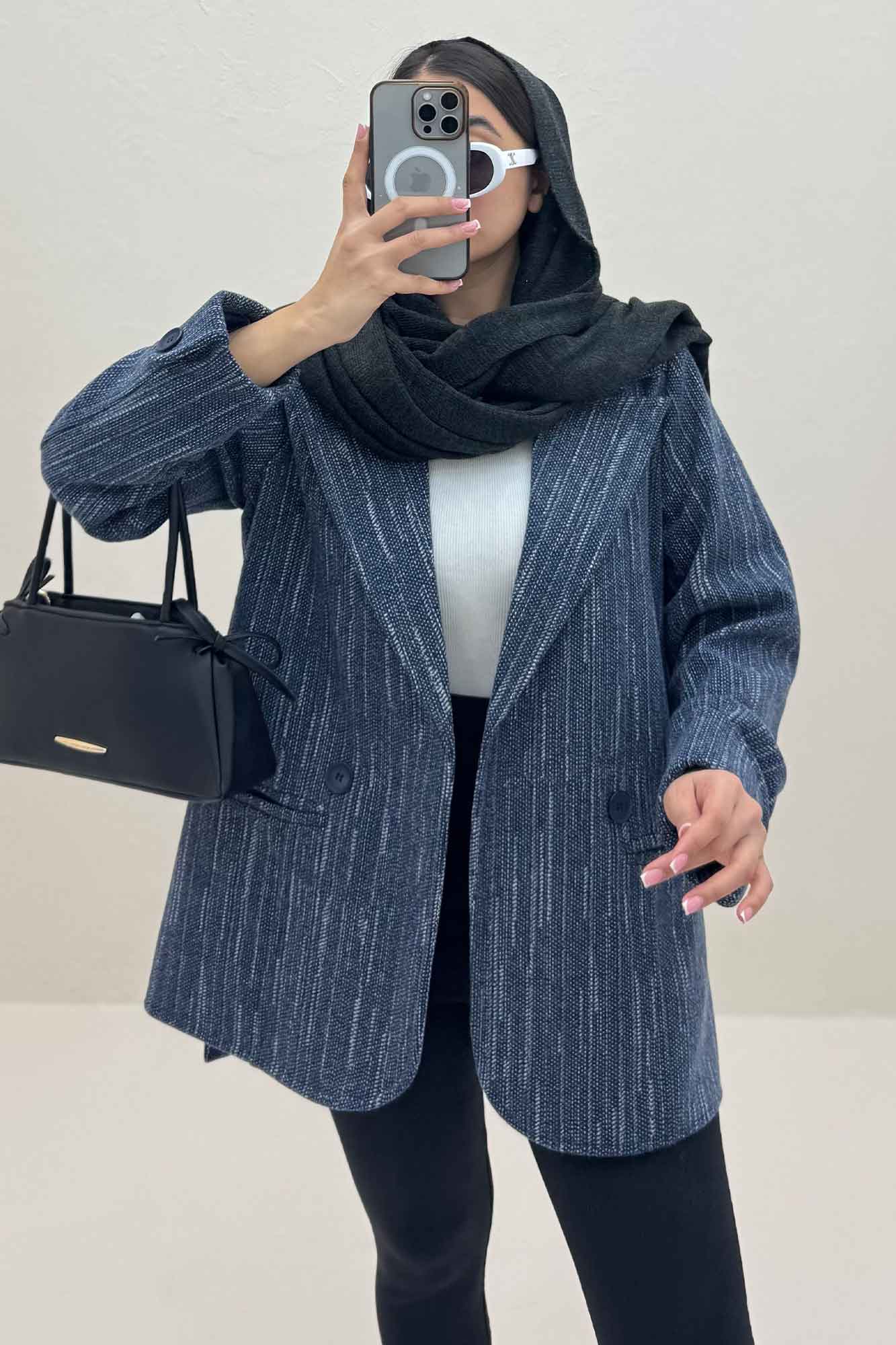 کت فوتر خط چین آستردار MORIN