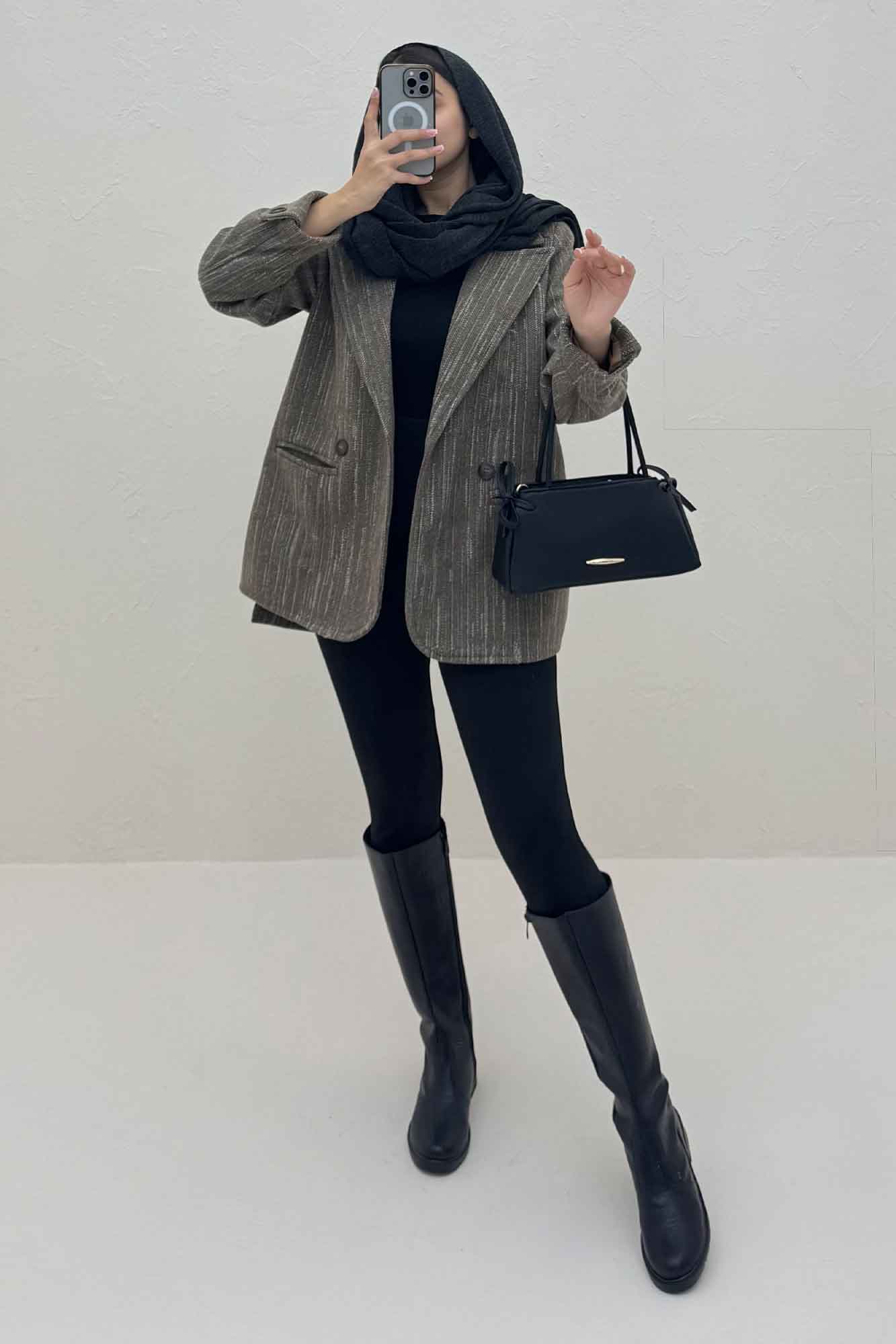 کت فوتر خط چین آستردار MORIN