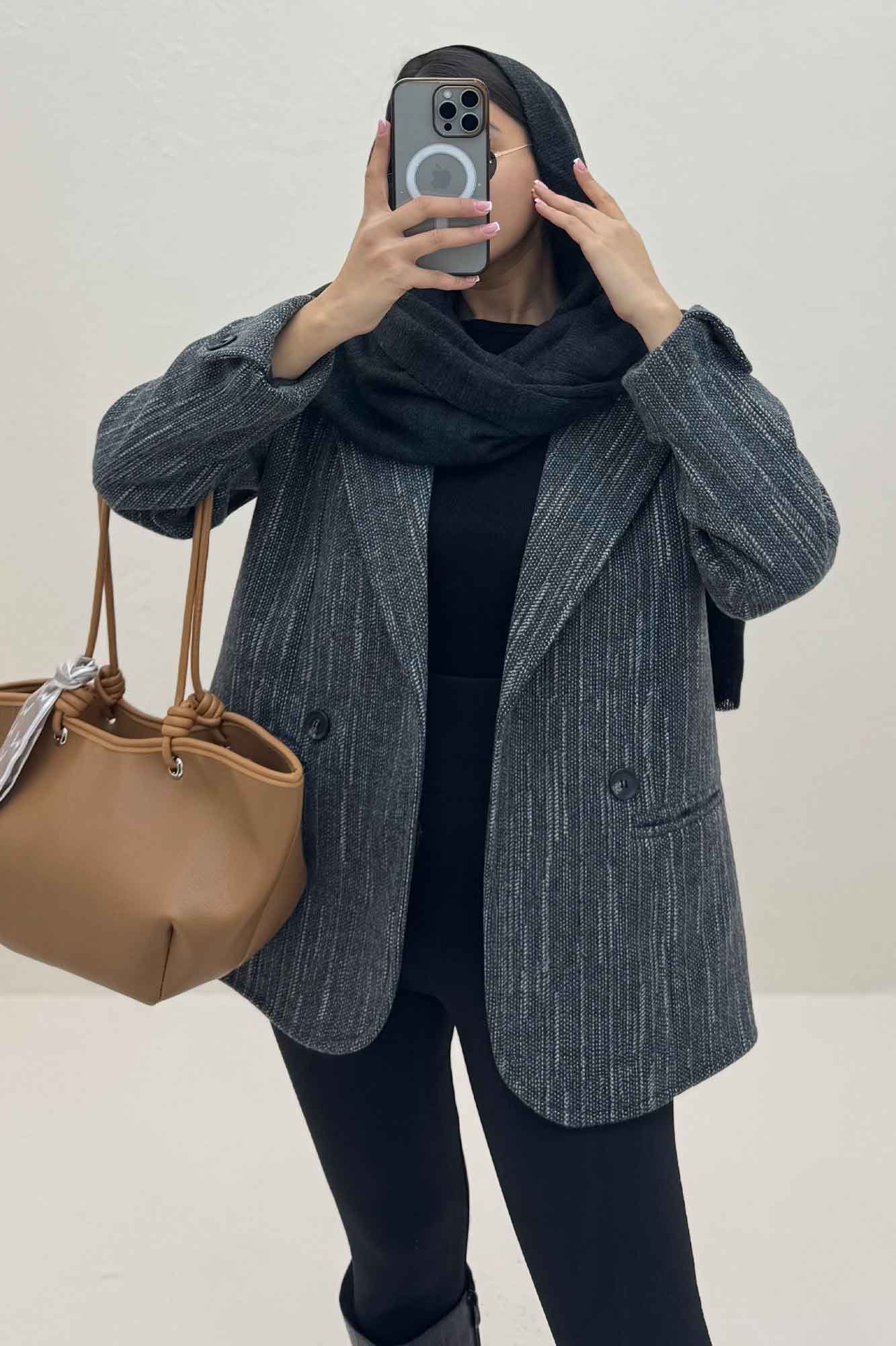 کت فوتر خط چین آستردار MORIN