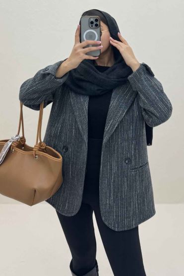 کت فوتر خط چین آستردار MORIN