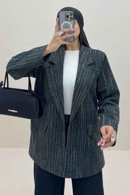 کت فوتر خط چین آستردار SANDRA