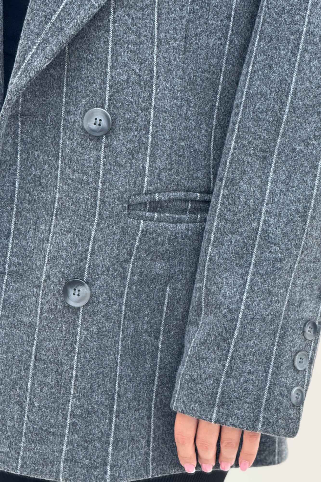 کت فوتر دیپلمات آستردار پشت چاکدار