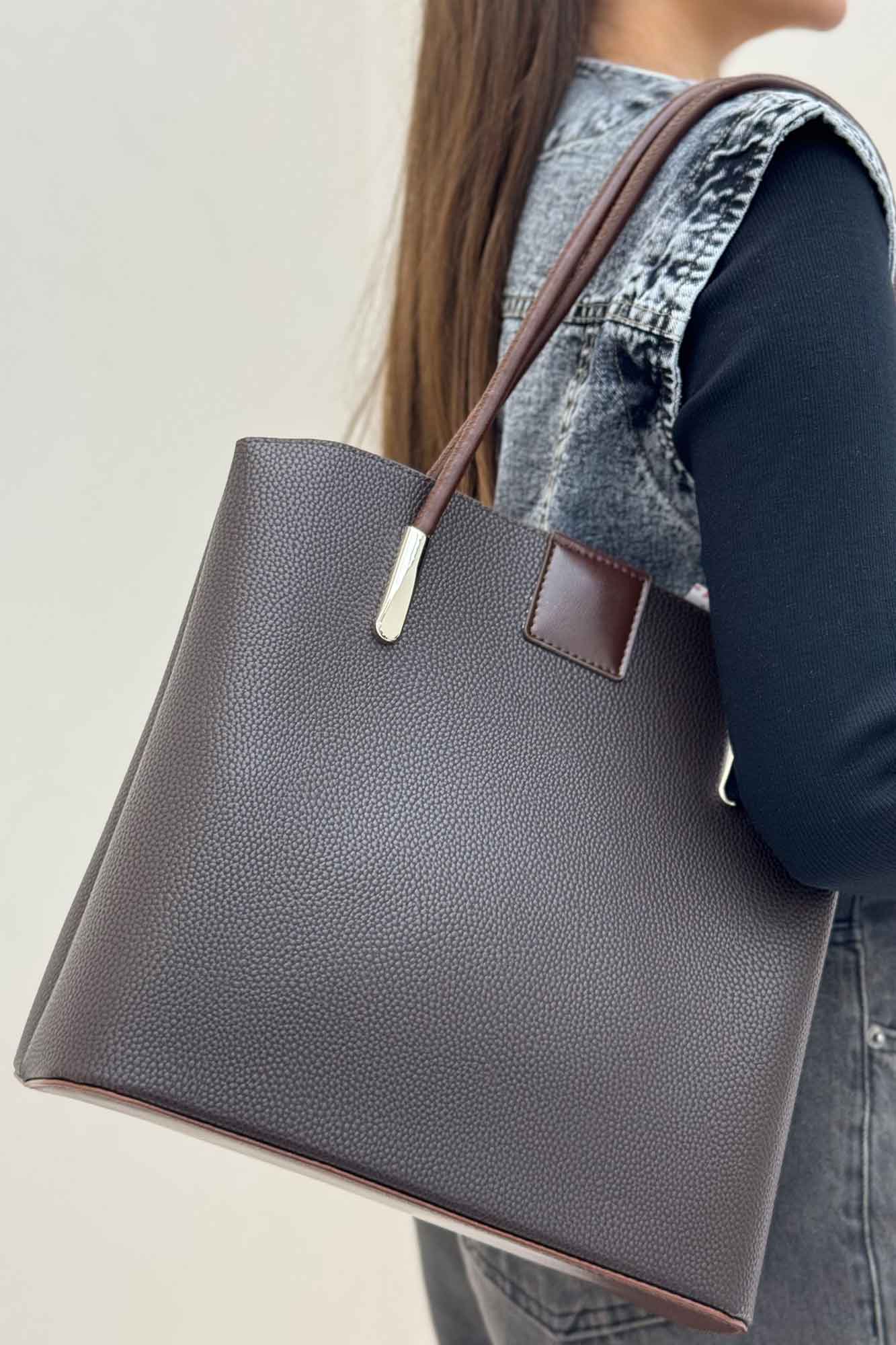 کیف زنانه جا دسته دار طنابی 4303