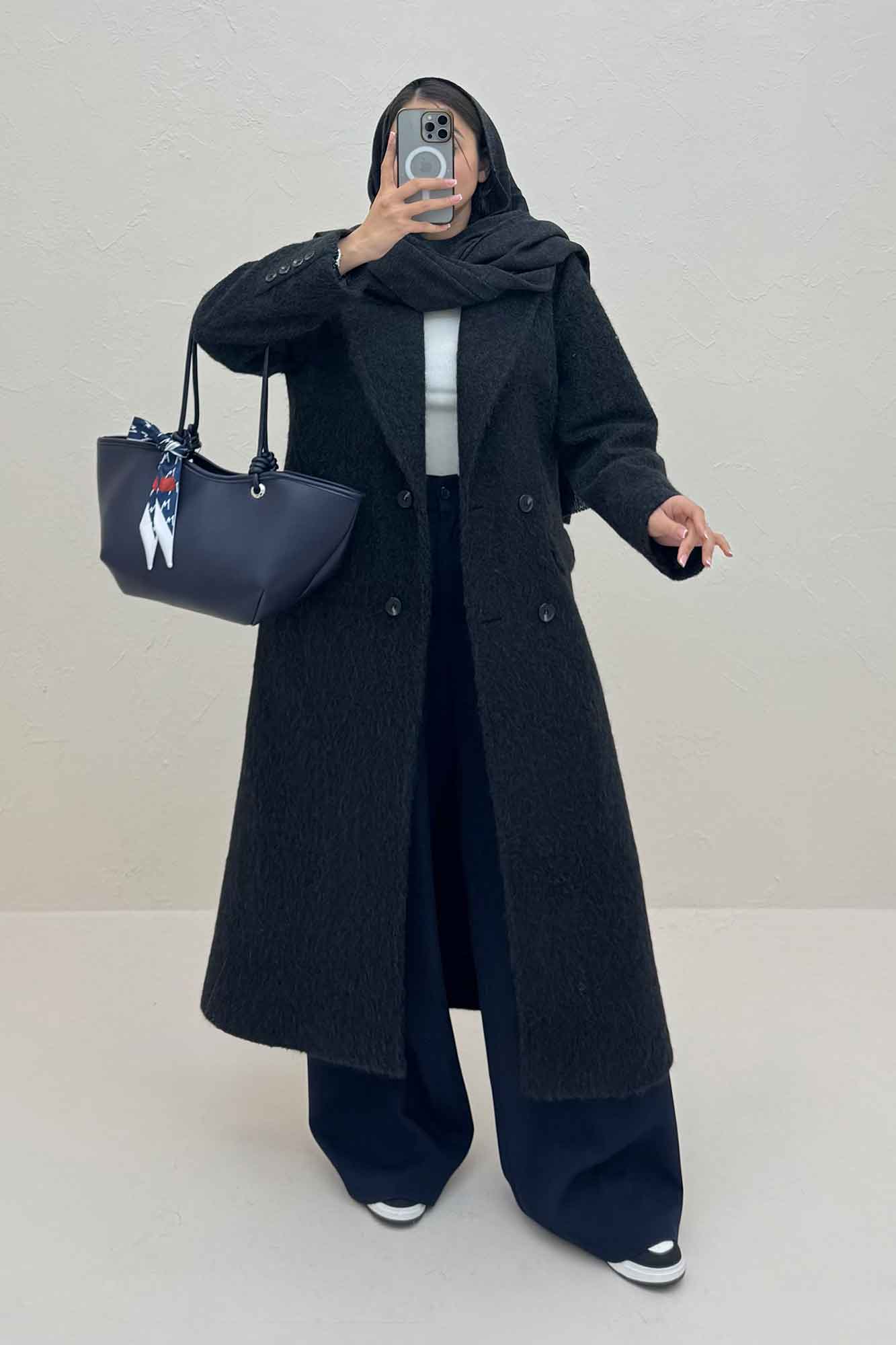 پالتو بلند ویکتونا آستردار 