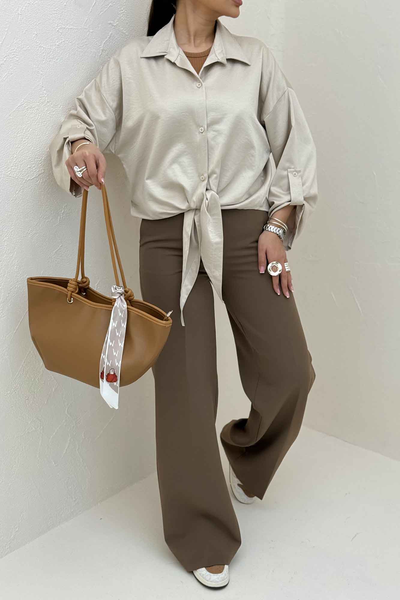 شومیز گره ای لاریسا