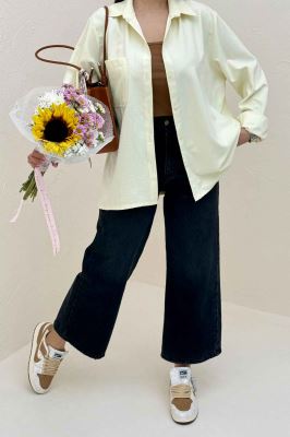 شومیز مانتویی تک جیب لاریسا