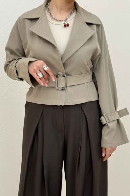 کراپ کت بزیاق آستین سگک