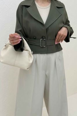 کراپ کت بزیاق آستین سگک