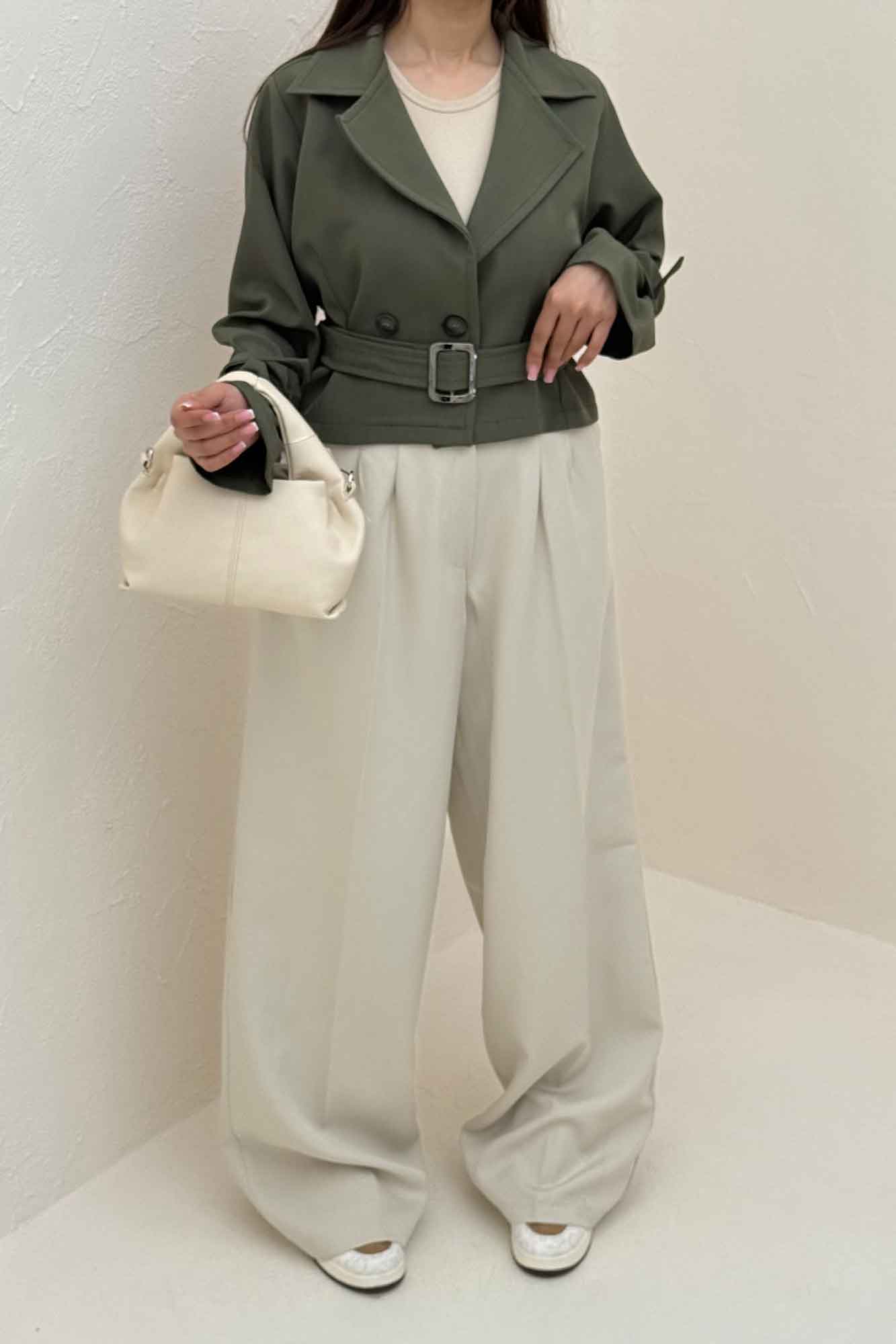 کراپ کت بزیاق آستین سگک