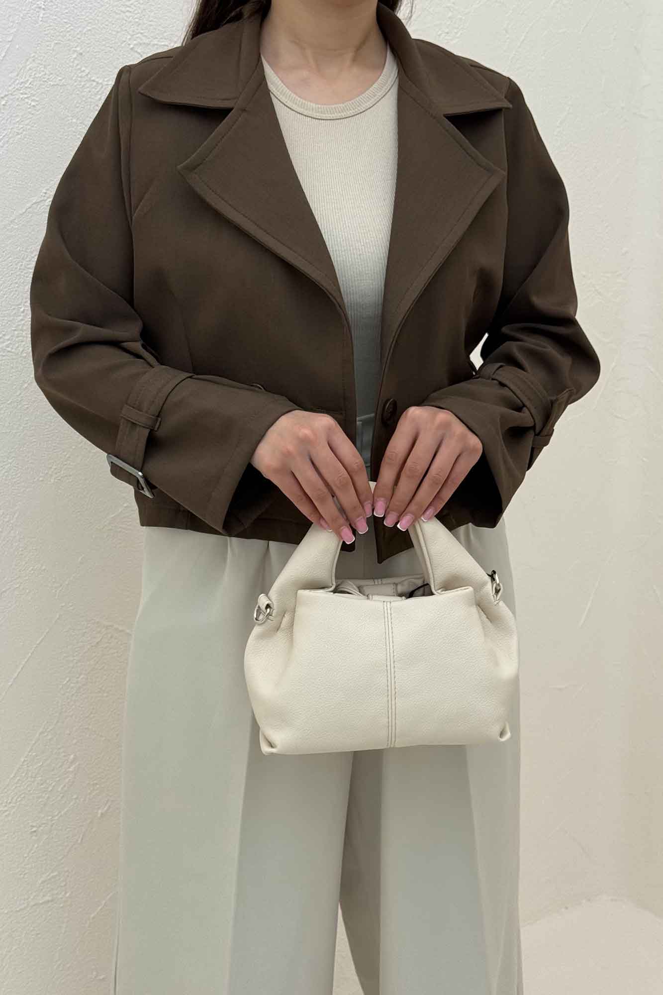 کراپ کت بزیاق آستین سگک