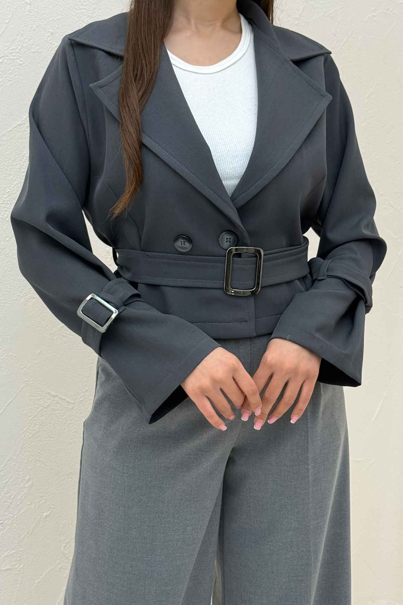 کراپ کت بزیاق آستین سگک