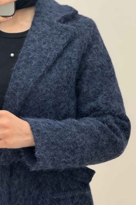 کت ویکتونا آستردار کمربنددار 