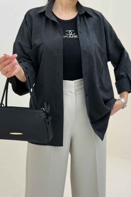 شومیز مانتویی آستین پاگن لاریسا