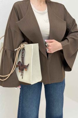 مانتو بزیاق آستین کلوش مادلین