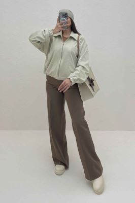 بامبر آستردار جیر زیپدار مچ کش