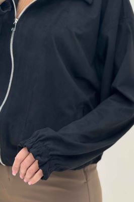 بامبر آستردار جیر زیپدار مچ کش