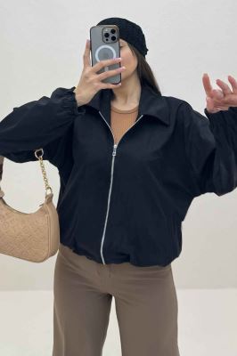 بامبر آستردار جیر زیپدار مچ کش