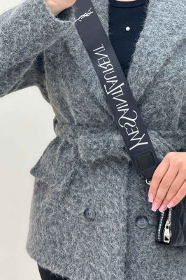 کت ویکتونا آستردار کمربنددار 