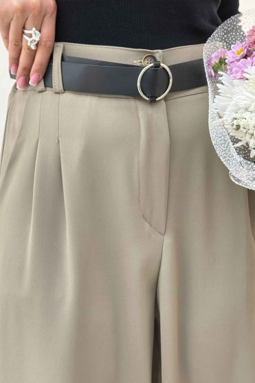 شلوار بگ کرپ سان دو دکمه