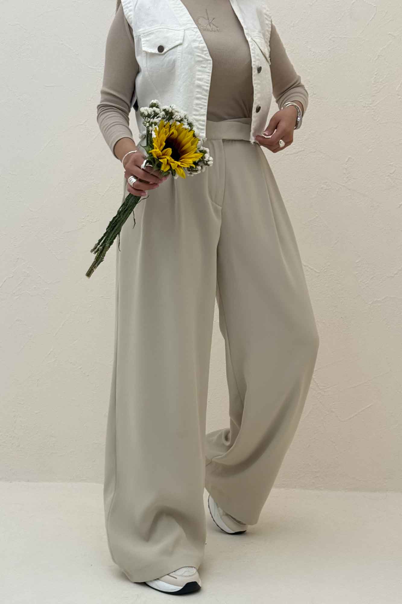 شلوار بگ کرپ سان SISI