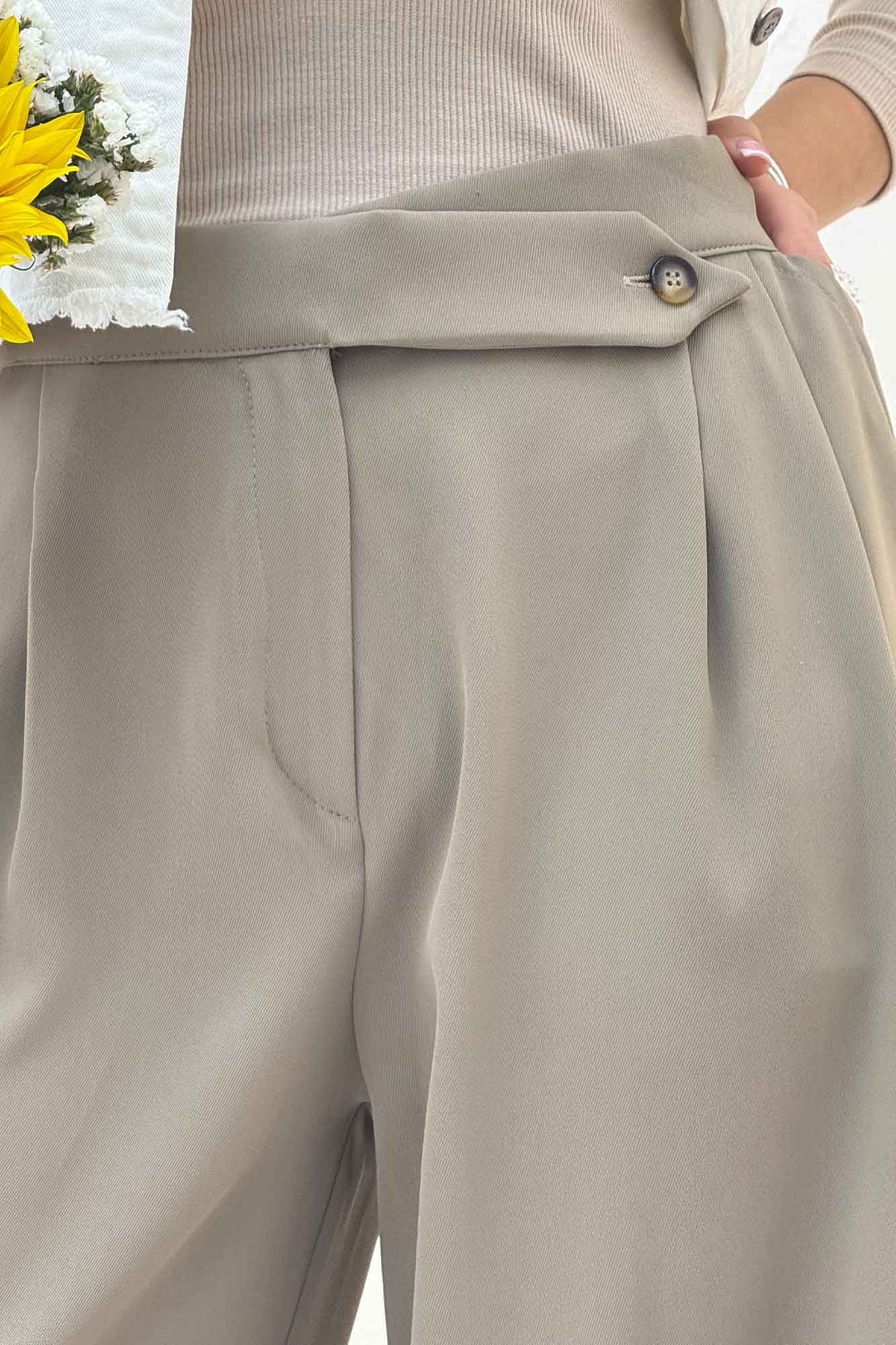 شلوار بگ کرپ سان SISI