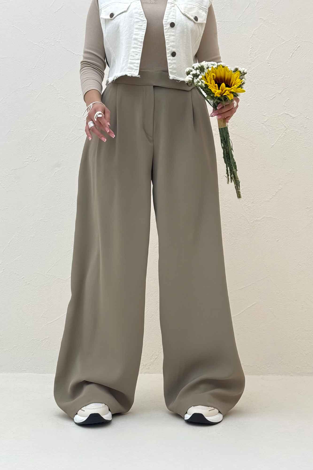 شلوار بگ کرپ سان SISI