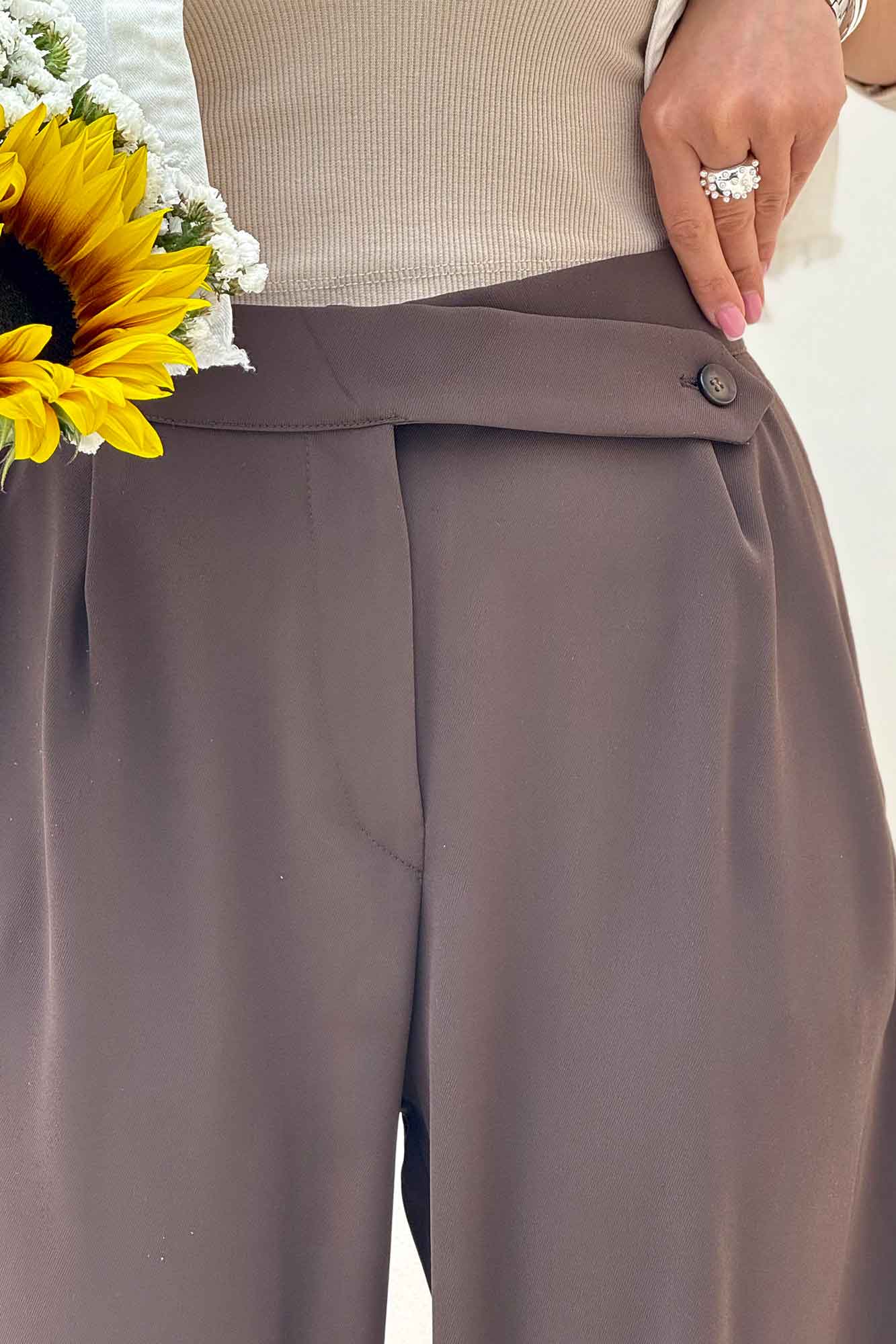 شلوار بگ کرپ سان SISI