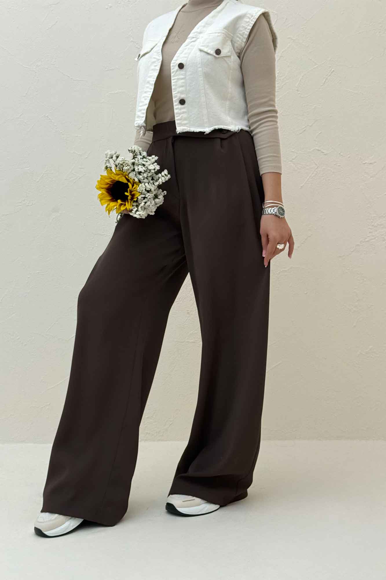 شلوار بگ کرپ سان SISI