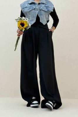 شلوار بگ کرپ سان SISI