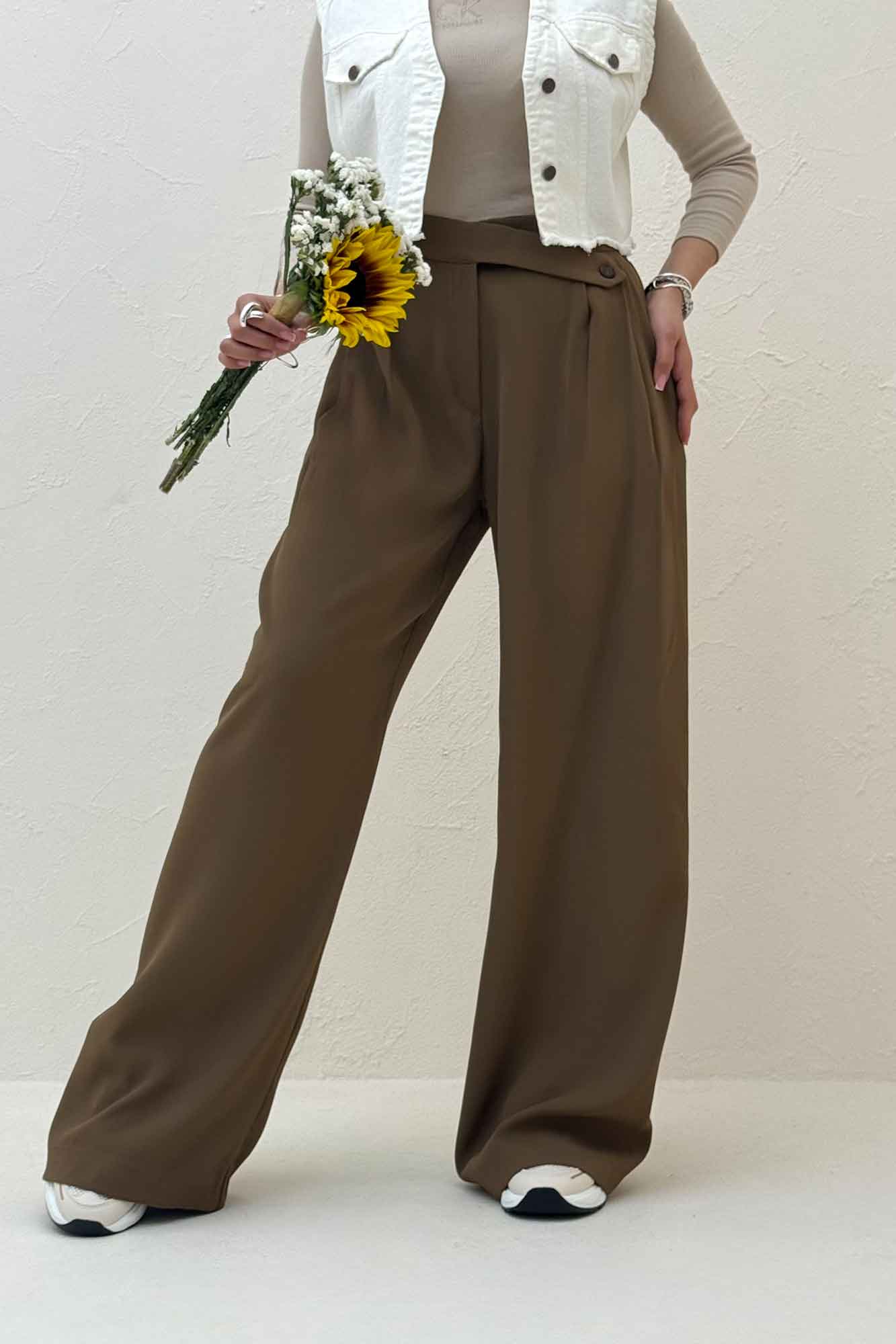 شلوار بگ کرپ سان SISI