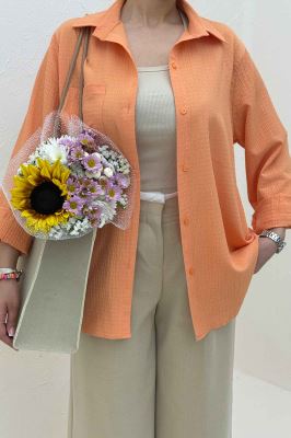 شومیز مانتویی اطلس کد 79