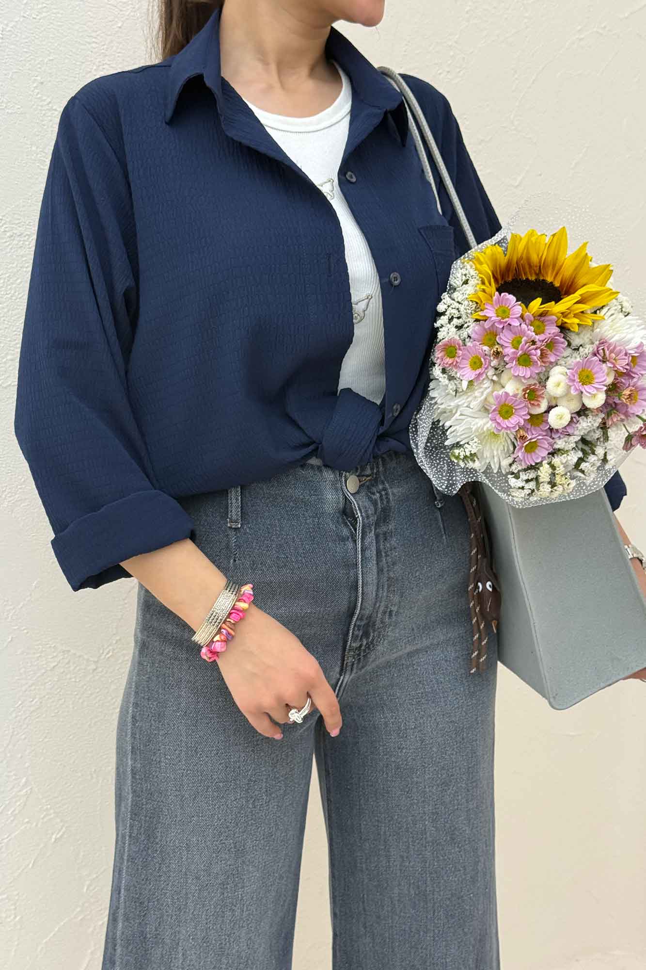 شومیز مانتویی اطلس کد 79