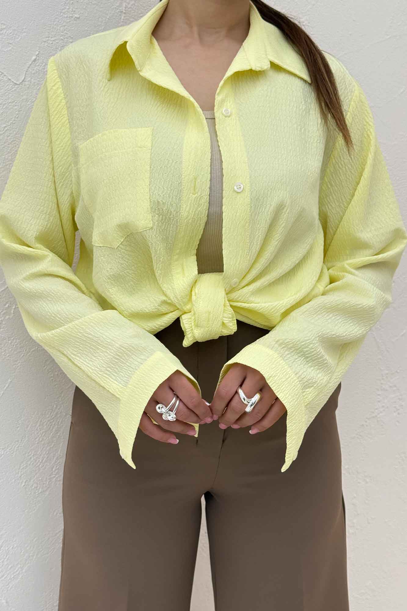 شومیز مانتویی اطلس کد 79