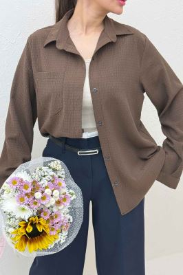 شومیز مانتویی اطلس کد 79