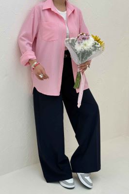 شومیز مانتویی اطلس کد 79