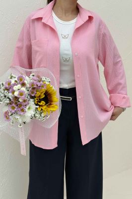 شومیز مانتویی اطلس کد 79