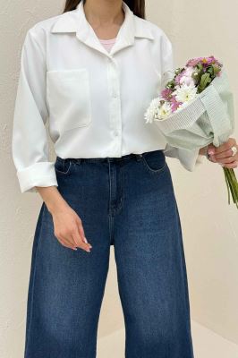 شومیز مازراتی تک جیب کد 721