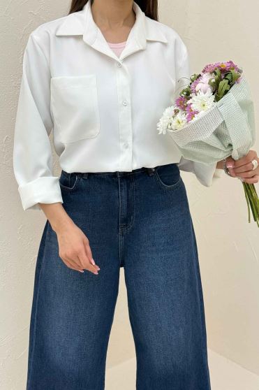 شومیز مازراتی تک جیب کد 721