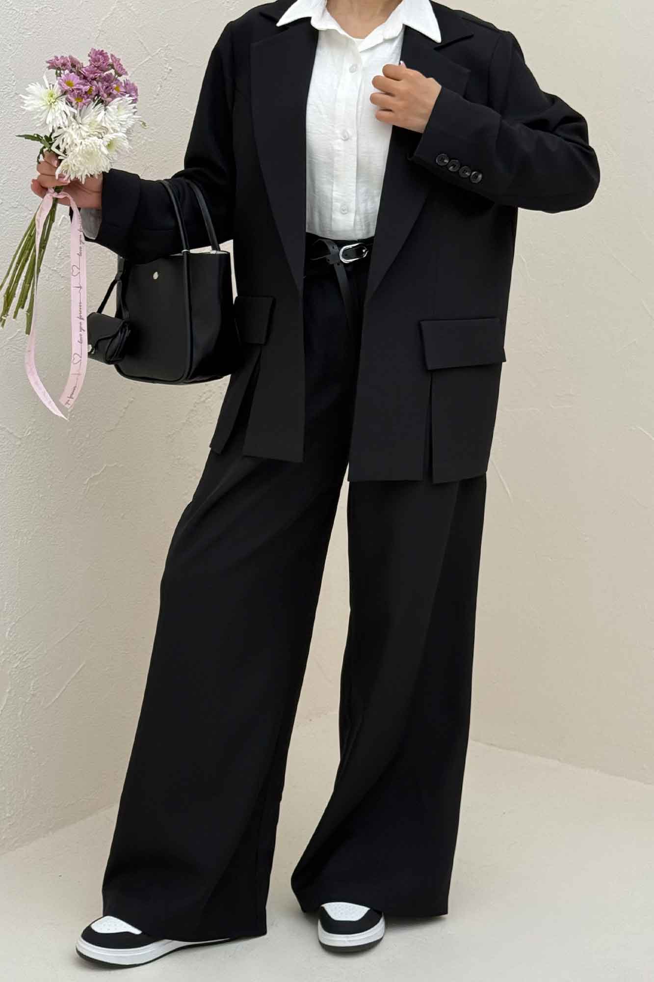 کت بزیاق جلو چاکدار مدل راژان