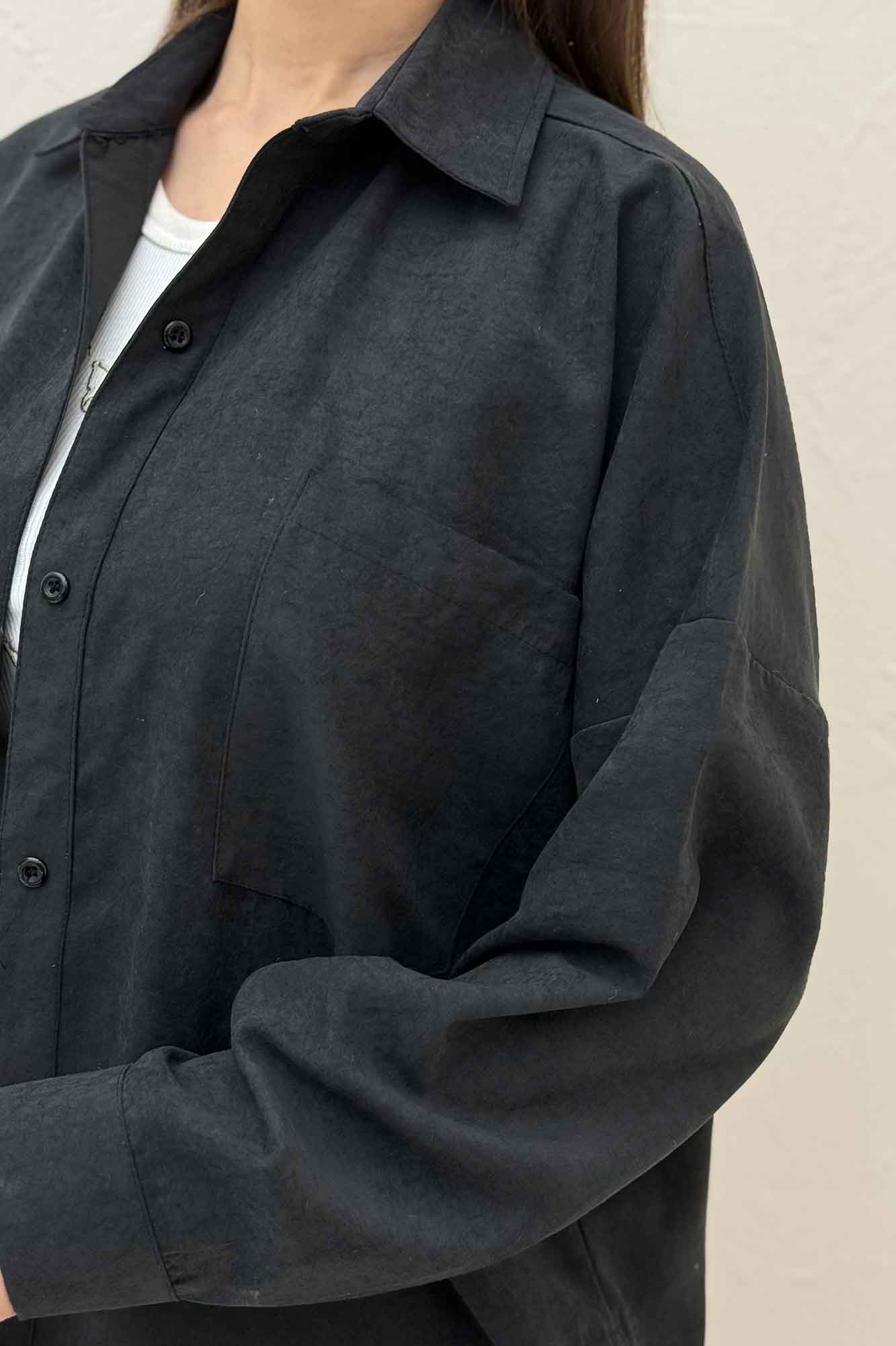 شومیز مانتویی بغل هلال لاریسا