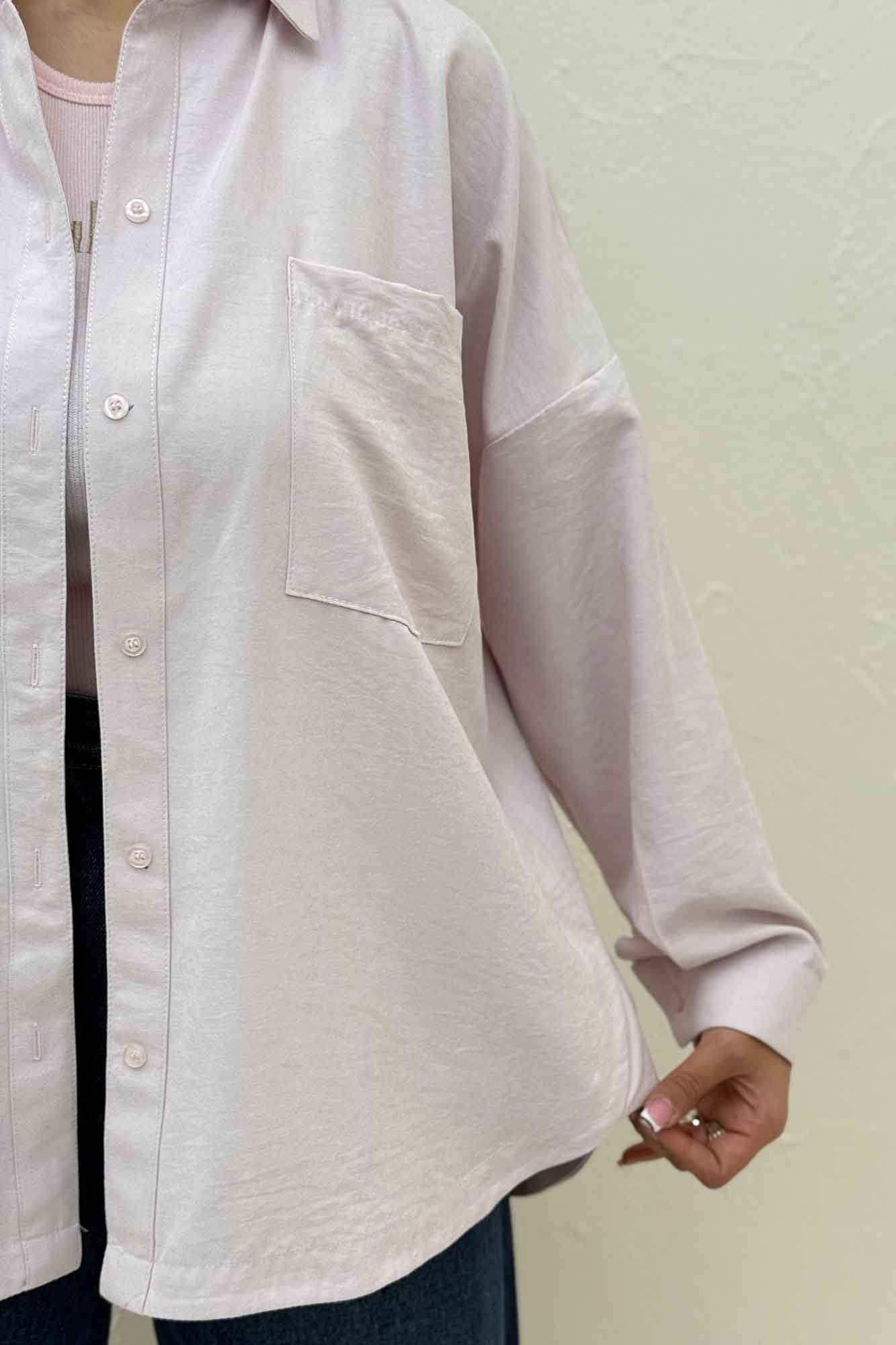 شومیز مانتویی بغل هلال لاریسا