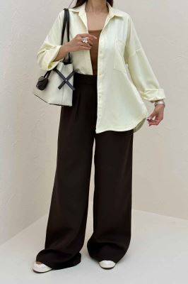 شومیز مانتویی بغل هلال لاریسا