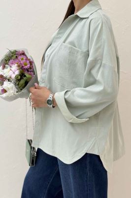 شومیز مانتویی بغل هلال لاریسا