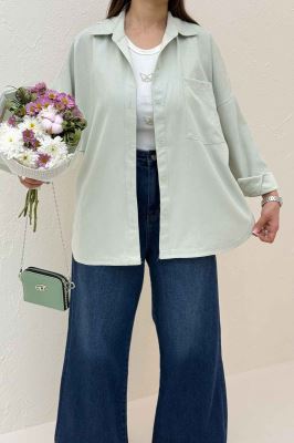 شومیز مانتویی بغل هلال لاریسا