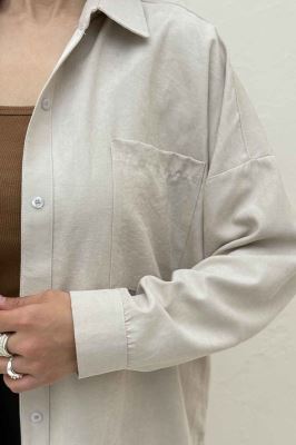 شومیز مانتویی بغل هلال لاریسا