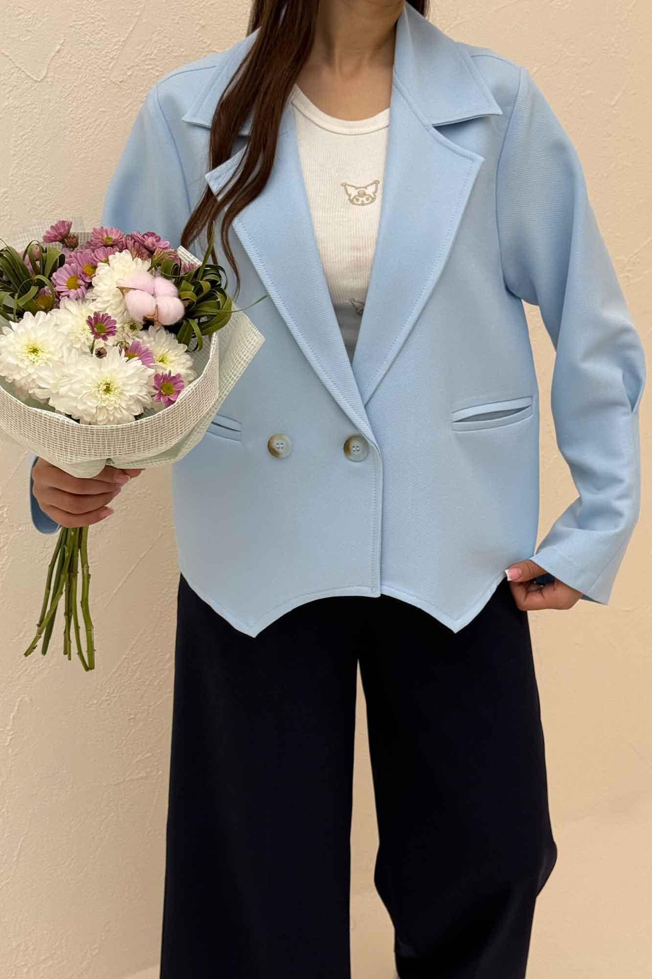 کت مازراتی کجراه لبه هفتی آستین پیله